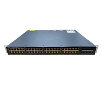 Cisco WS-C3650-48PS-S 48-Port PoE+ Gigabit Switch with Single 640W PSU