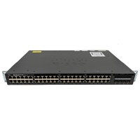 Cisco WS-C3650-48FQM-S 48-Port PoE+ Gigabit Managed Switch w/ 4x 10Gb SFP+ Uplink