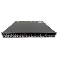 Cisco WS-C3650-48FQ-S 48-Port PoE+ Gigabit Managed Switch w/ 4x 10Gb SFP+ Uplink