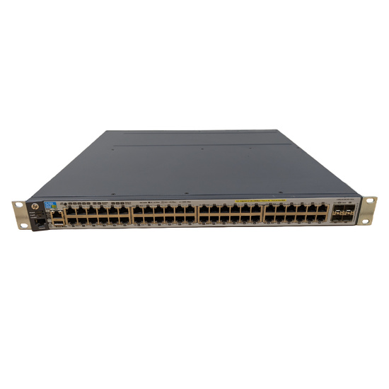 HP J9574A E3800 48G-4SFP+ 48P PoE+ Managed L3 Gigabit Switch 1x 1000W PSU J9577A Mod