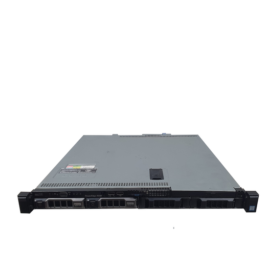 Dell R230 4LFF Short Depth Server E3-1270v6 4C 3.8GHz 32GB Ram H330 2x 480GB SSD