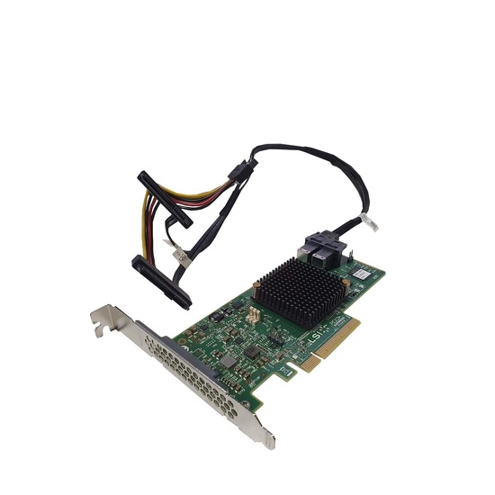 DELL WFN6R MegaRaid SAS 9341-8i 12G 8 Port PCIe SATA/SAS RAID Ctrl  w/ 1x Cable
