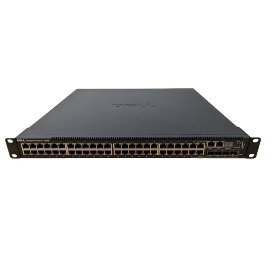 Dell PowerConnect 7048 48-Port Gigabit Managed Switch w/ 2x 10Gb SFP+ Uplink