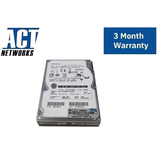 HP Compatible 900GB 10K SAS 2.5" 703240-001 B26014 with no caddy for HP G7 G8 G9