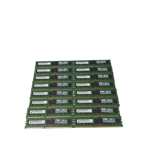 HP Micron 64GB (16x 4GB sticks) 1Rx4 PC3-10600R Registered Server Memory 591750-371