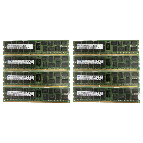 Samsung 128GB (8x 16GB) 2Rx4 PC3-14900R DDR3-1866 ECC Registered Server Ram M393B2G70DB0-CMA
