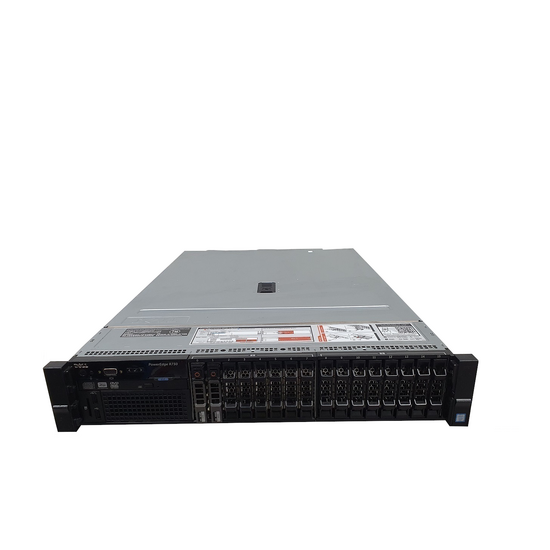 Dell R730 16SFF 2x E5-2680 v4 14C 2.4GHz 128GB Ram 2x 300GB SAS H730 Rails