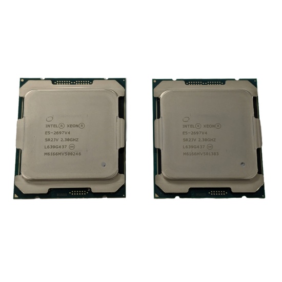 Pair Intel Xeon E5-2697 v4 18C/36T 2.3GHz 45MB Cache TDW 145W Server CPU