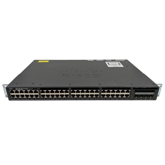 Cisco WS-C3650-48FQM-S 48-Port PoE+ Gigabit Managed Switch w/ 4x 10Gb SFP+ Uplink