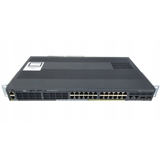 Cisco WS-C2960X-24PSQ-L 24-Port Fanless Gigabit Managed Switch
