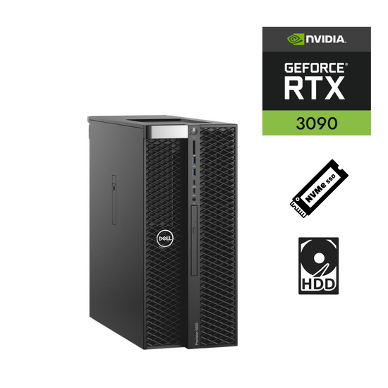 Dell Precision 5820 W-2235 6C/12T 3.8GHz 64GB Ram 1TB NVMe 4TB HDD RTX3090 950W W11P