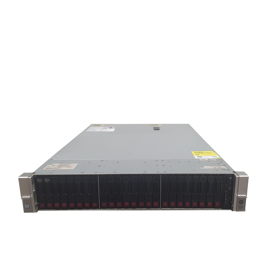 HP DL380 Gen9 24SFF 2x E5-2697A v4 16C 2.6GHz 256GB Ram P440ar 2x 480GB SSD, 22x 1.2TB SAS Rails 