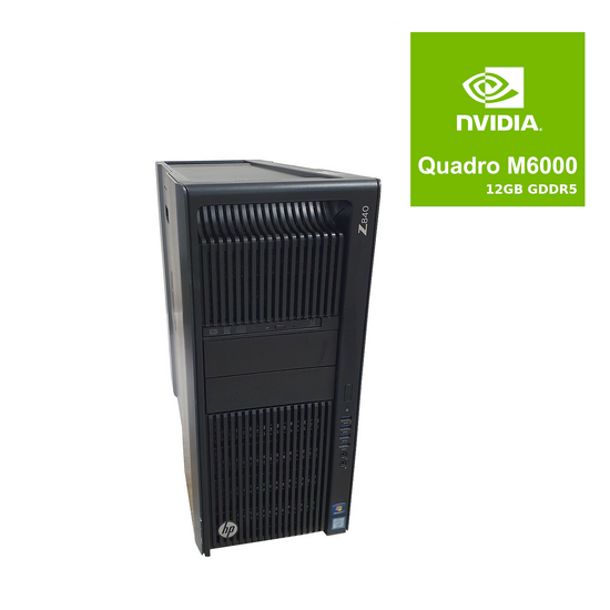 HP Z840 Workstation 2x E5-2699 v3 18C 2.3Ghz 128GB Ram 512GB NVMe M6000 1125W W11P