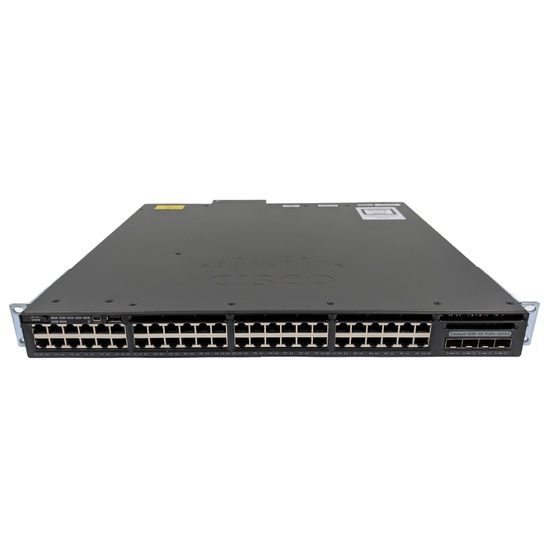 Cisco WS-C3650-48FQ-S 48-Port PoE+ Gigabit Managed Switch w/ 4x 10Gb SFP+ Uplink