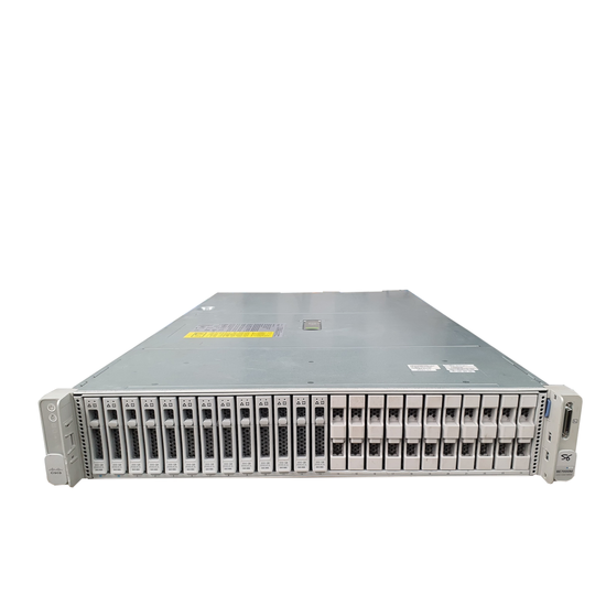 Cisco C240 M5SX 24SFF 1x Gold 6132 14C 2.6GHz 96GB Ram 13x 300GB SAS